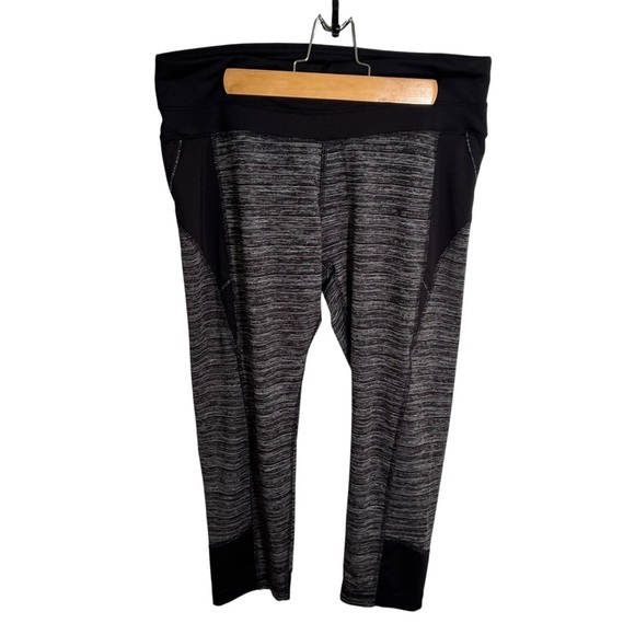 Active Life 90 Degree by Reflex Legging Black Grey Space Dye - Picture 1 of 8